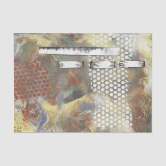 Gemarmerde pixels II Tissuepapier (Voorkant)