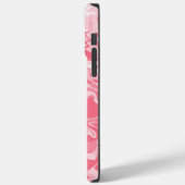 Gemarmerde roze Case-Mate iPhone case (Achterkant / Links)