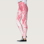 Gemarmerde Roze Leggings (Links)