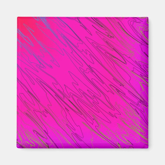 Gemarmerde roze magneet (Voorkant)