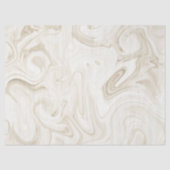 Gemarmerde verf van witte tinten Elegante bruiloft Tissuepapier (Voorkant)