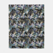 Gemarmerde vis fleece deken (Voorkant)