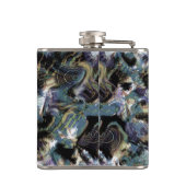 Gemarmerde vis heupfles (Achterkant)