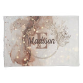 Gemarmerde Waterverf met glitteraccenten Kussensloop (Voorkant-Rechts)