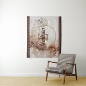 Gemarmerde Waterverf met glitteraccenten Wandkleed (In situ)