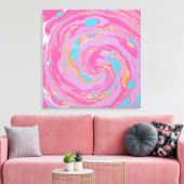 gemarmerde werveling canvas afdruk (Insitu (Woonkamer))