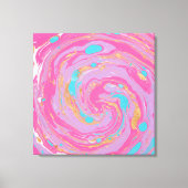 gemarmerde werveling canvas afdruk (Voorkant)