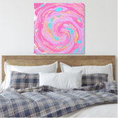 gemarmerde werveling canvas afdruk (Insitu (Slaapkamer))
