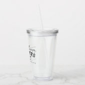Gemartelde leraren afdeling Custom Tumbler Acryl Drinkbeker (Links)