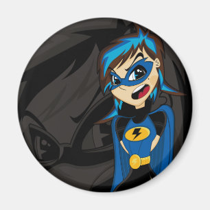 Gemaskeerd Supergirl Hero Magnet Magneet