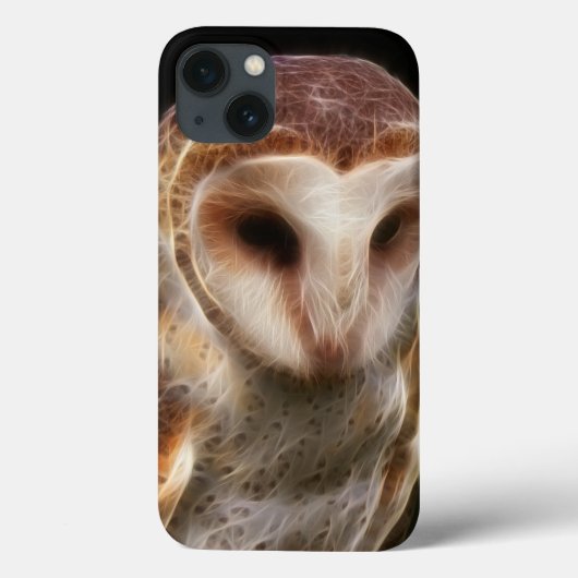 Gemaskeerde Fractal van de Uil Case-Mate iPhone Case (Achterkant)