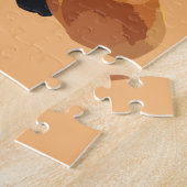 Gemaskeerde Vrouw Empowerment Thunder_Cove Legpuzzel (Zijkant)