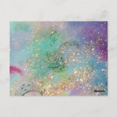 GEMASKERADE FEest,Mardi Gras Maskers,Dans,Muziek Briefkaart (Achterkant)