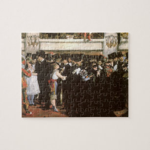 Gemaskerd bal in de opera van Edouard Manet Legpuzzel