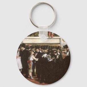 Gemaskerd bal in de opera van Edouard Manet Sleutelhanger
