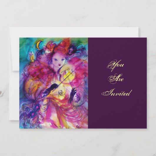 GEMASKERD BAL KAART (Voorkant)