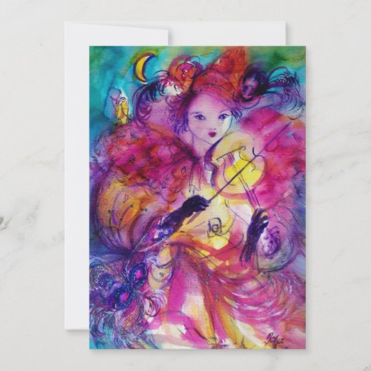 GEMASKERD BAL KAART (Voorkant)