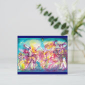 GEMASKERD BAL,Mardi Gras-maskers,Dans,Muziek (Staand voorkant)