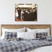 Gemaskerde bal bij de opera van Edouard Manet Canvas Afdruk (Insitu (Slaapkamer))