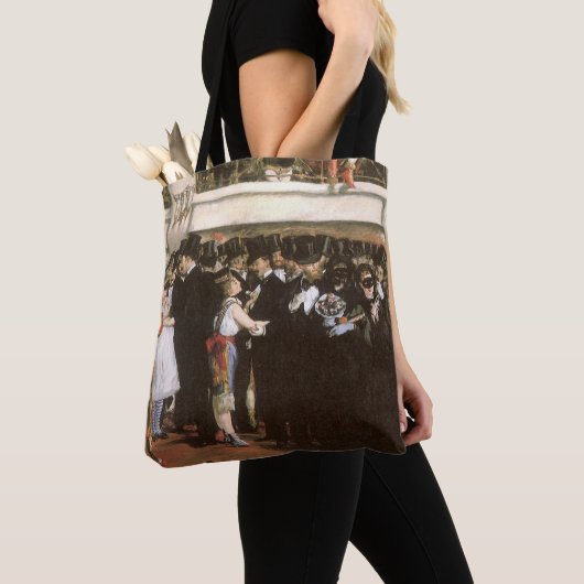 Gemaskerde bal bij de opera van Edouard Manet Draagtas (Dichtbij)