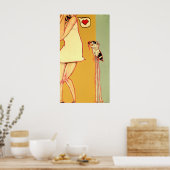 Gemaskerde Bandit Steals A Heart Poster (Keuken)