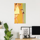 Gemaskerde Bandit Steals A Heart Poster (Thuiskantoor)