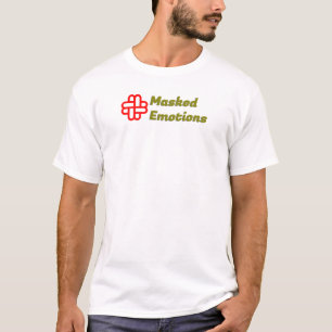 Gemaskerde Emoties Artistiek Gezicht Uitdrukking T T-shirt