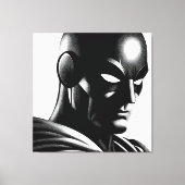 gemaskerde gerechtigheid canvas afdruk (Voorkant)