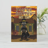 Gemaskerde Gunslinger op uitnodiging van de Jail P (Staand voorkant)