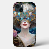 Gemaskerde Lady Fantasy Kunst Case-Mate iPhone Case (Achterkant)