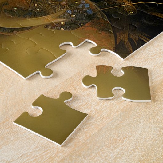 Gemaskerde Lady Fantasy Kunst Legpuzzel (Zijkant)