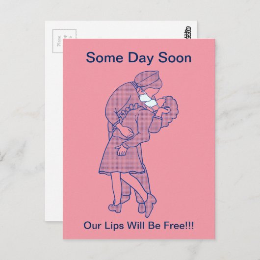 Gemaskerde overs briefkaart (Voorkant / Achterkant)