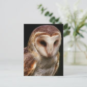Gemaskerde Owl Fractal Briefkaart (Staand voorkant)