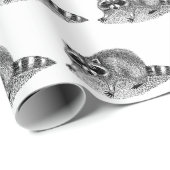 gemaskerde Raccoon Cadeaupapier (Rol Hoek)