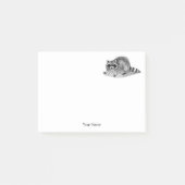  gemaskerde Raccoon Post-it® Notes (Voorkant)