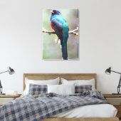 Gemaskerde Trogon Canvas Afdruk (Insitu (Slaapkamer))