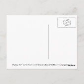 "Gemaskerde vaar op het Briefkaart van de paddenst (Achterkant)