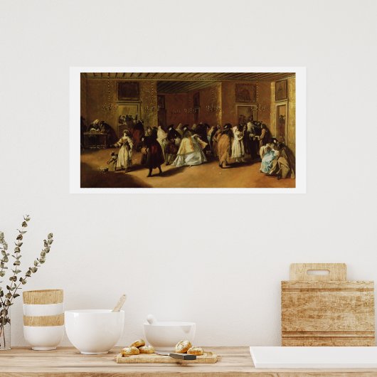 Gemaskerde Vergadering Poster (Keuken)