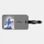 Gemaskerde Warrior Princess Thunder_Cove Bagagelabel (Achterkant horizontaal)