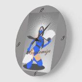 Gemaskerde Warrior Princess Thunder_Cove Grote Klok (Hoek)