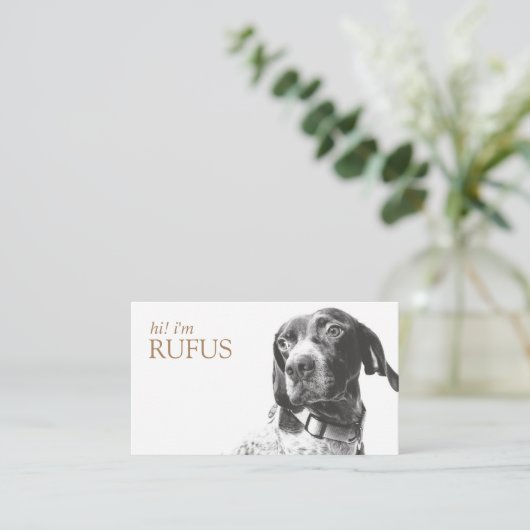 Gematigd - persoonlijk voeg Uw Code van QR van de Visitekaartje (Staand voorkant)