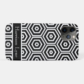 Gematigd, stijlvol zwart-wit Case-Mate iPhone case (Achterkant (horizontaal))