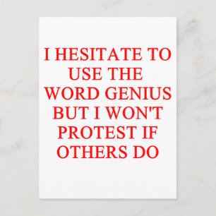 gematigde grap briefkaart