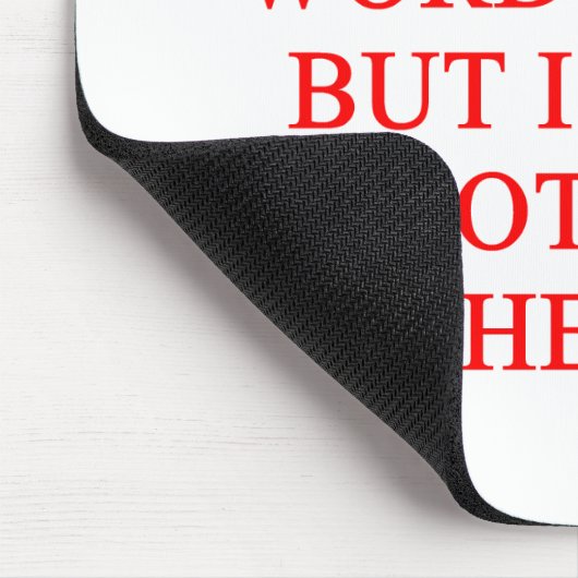 gematigde grap muismat (Hoek)