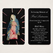 Gematigde moeder in gebeukte Kaart (Voorkant /achterkant)