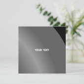 Gematigde zwarte Modern Shaded Qr-code Kaart (Staand voorkant)