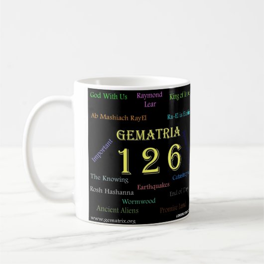 GEMATRIA 126 MUG (Gauche)