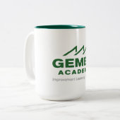Gemba Academy Large Mok (nieuwe logo) (Voorkant links)