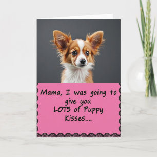 Gember Pup Moederdag kaart