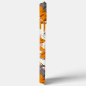 Gember wit zwart kat diagonaal patroon Case-Mate iPhone case (Achterkant / Rechts)